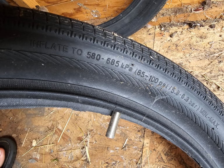 image for 2 bmx tyres and inner tubes CST operative 20x2.4