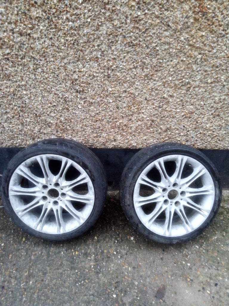  BMW  18" Alloy Wheels E85 E86 E82 Z4 225/40 ZR18 7896490 8j x 18 EH2 SILVER used 