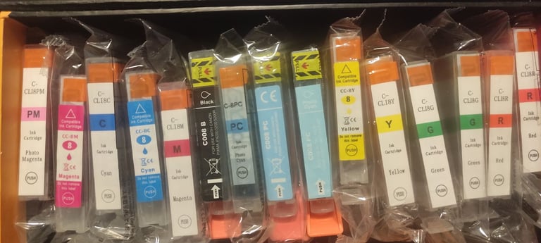 image for Compatible Canon CLI8 range Inkjet Printer Cartridges 