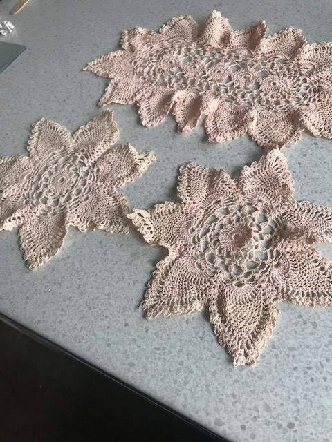 Set of  3 pieces Lovely Very pretty Lace 
