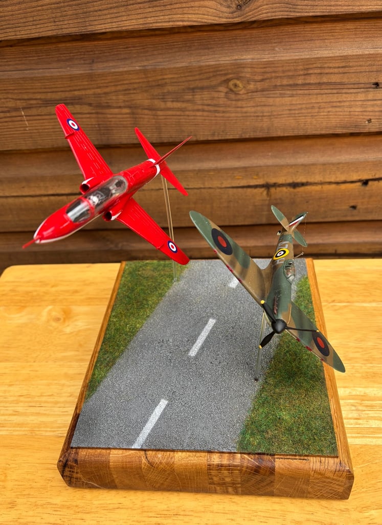 Handmade Model Aircraft Dioramas (prices in description)