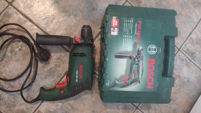 image for no offers BOSCH HAMMER DRILL PSB650RE in carry case PERFECT WORKING ORDER