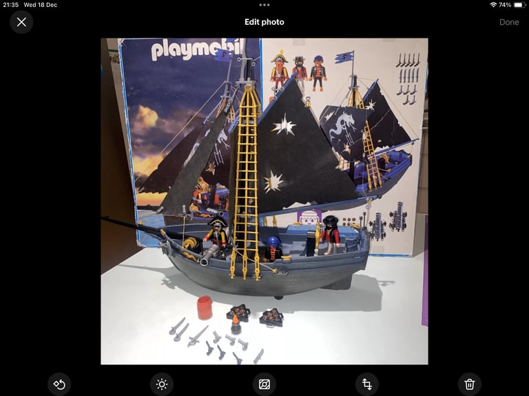 image for Playmobil Dragon Pirate Ship set 3860