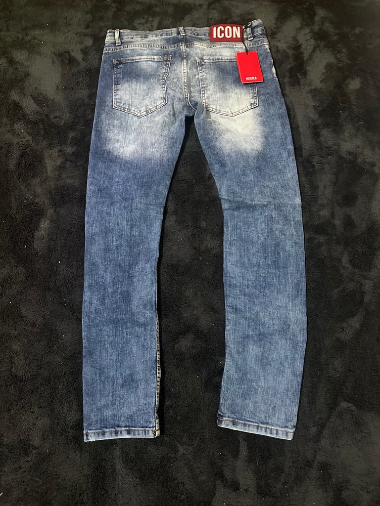 Icon 2 X Way Ripped Jeans