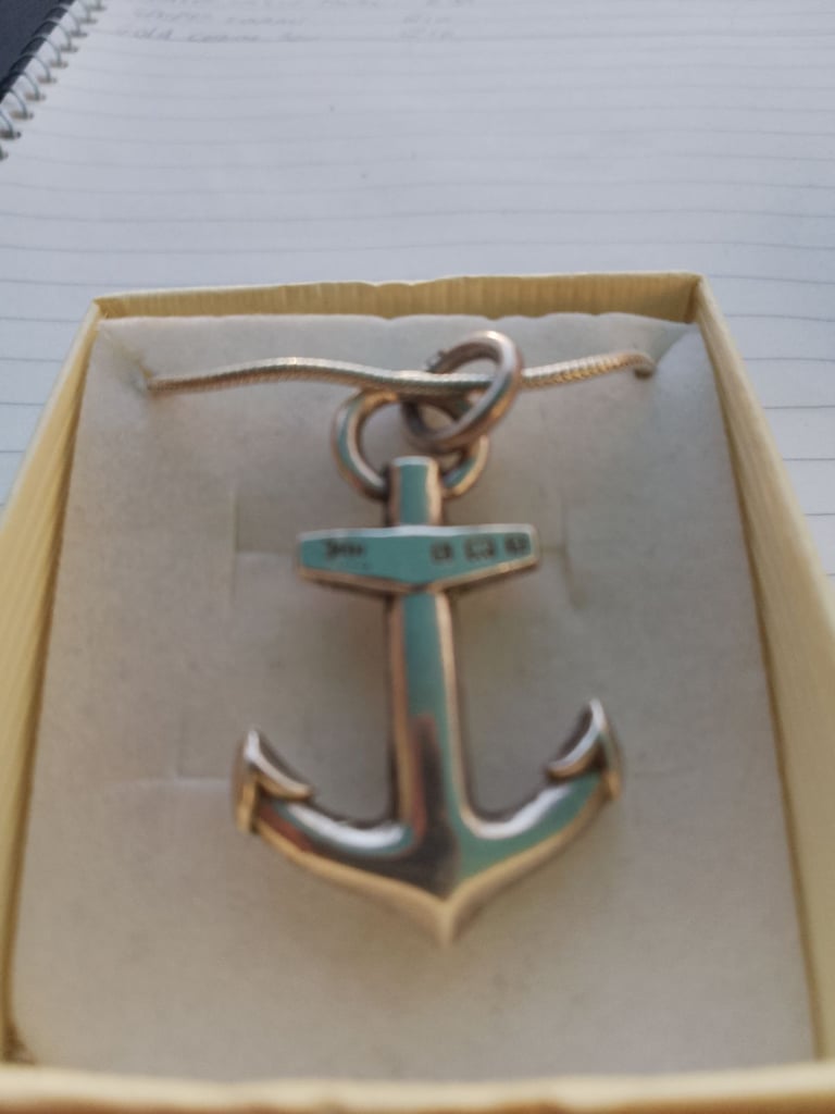 image for Vintage hallmarked silver necklace 