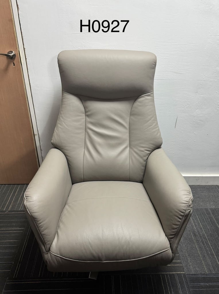 DFS Grey Power Swivel Recliner Chair  Excellent Condition  £295 Free Local Delivery