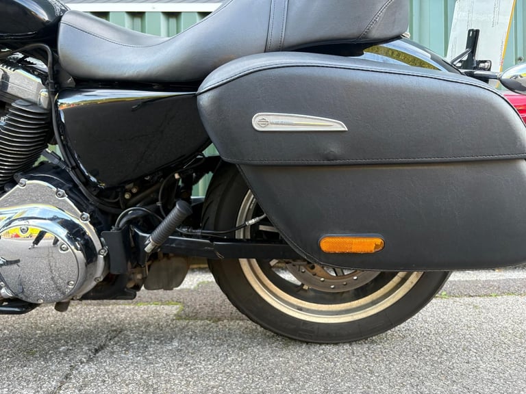 Harley Davidson XL1200T Superlow Sports 2019 Black 2 Owners V H Pipes Luggage 