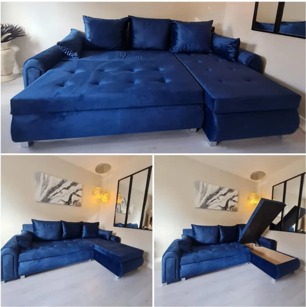 Modern Corner Sofabed with Storage – Stylish, Comfortable & Same Day Delivery