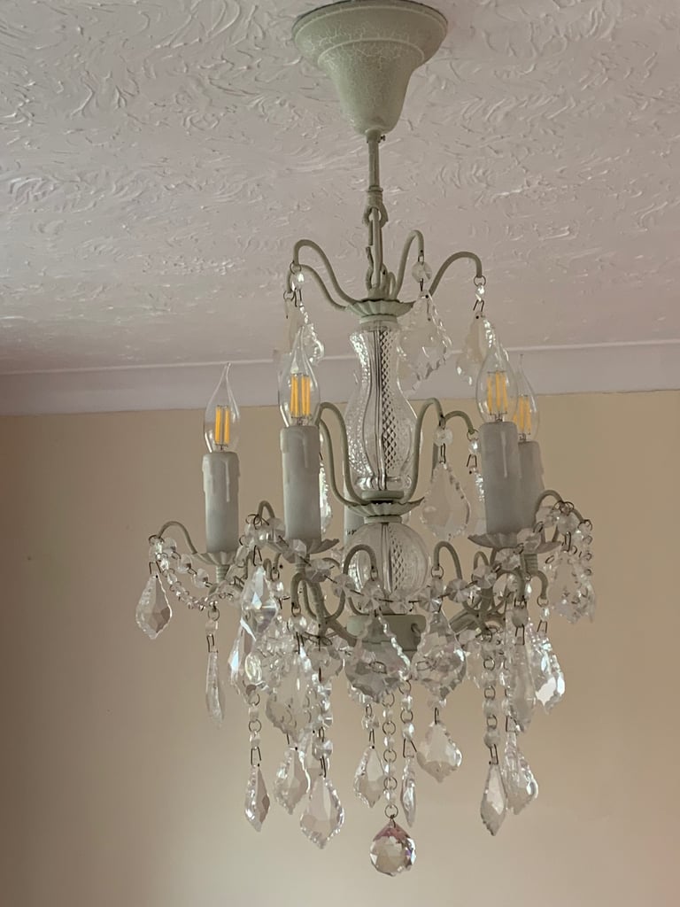 image for Glass Chandelier with 5 lamps 
