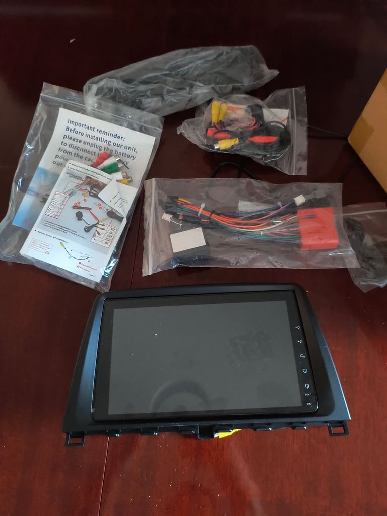 Mazda 6 custom car double din stereo screen android 