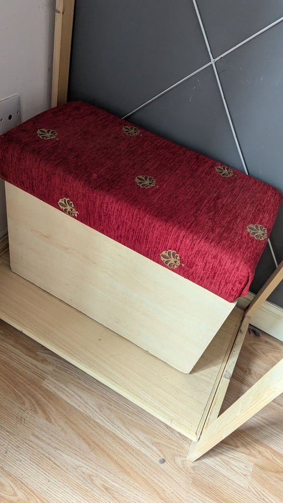 STANDING WARDROBE AND OTTOMAN NEED TO SELL ASAP