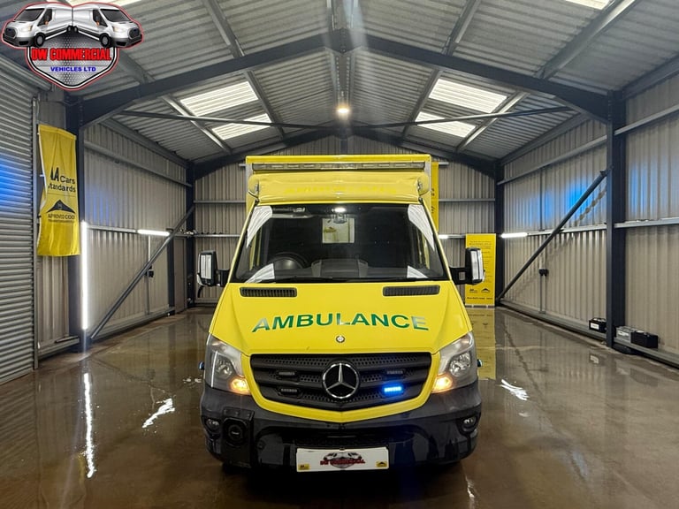 2015 Mercedes-Benz Sprinter 519 CDI MWB Automatic Ex-NHS Ambulance Service + VAT NA DIESEL Automatic