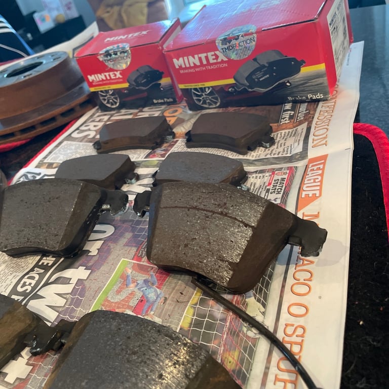 Drilled and grooved discs for Audi TTS Mk two