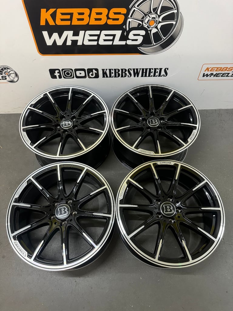 image for 19" MERCEDES BRABUS REPLACEMENT ALLOY WHEELS C CLASS E CLASS S CLASS 
