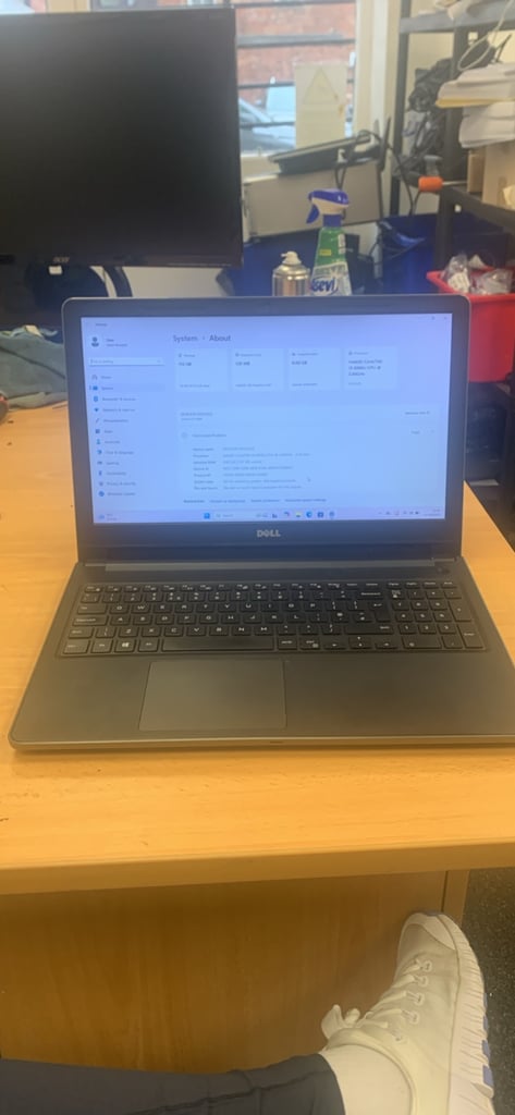 image for Dell vostro laptop with 120gb ssd intel core i3-6006 8GB ram, windows 11,office 365 fully working