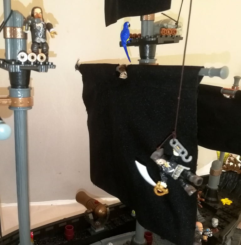 Mega Bloks 1017 Black Pearl Ship Pirates Of The Caribbean Dead Man's Chest