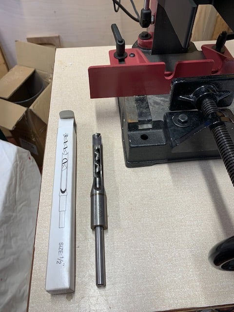 Rexon SM16A Bench Morticer - 16mm capacity - As new, boxed with manual