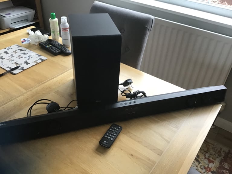 image for Sound bar and base with remote