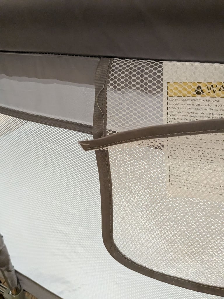 Large children's playpen with reversible soft mat