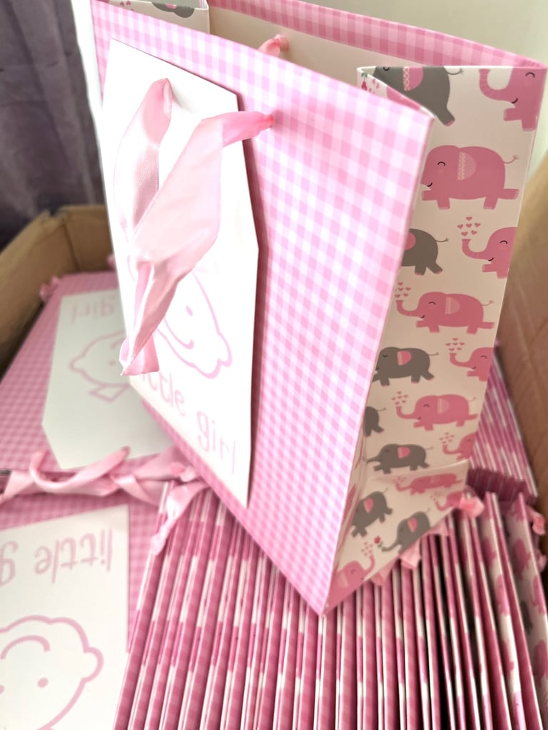 Job Lot of Baby Shower Gift Bags x 50