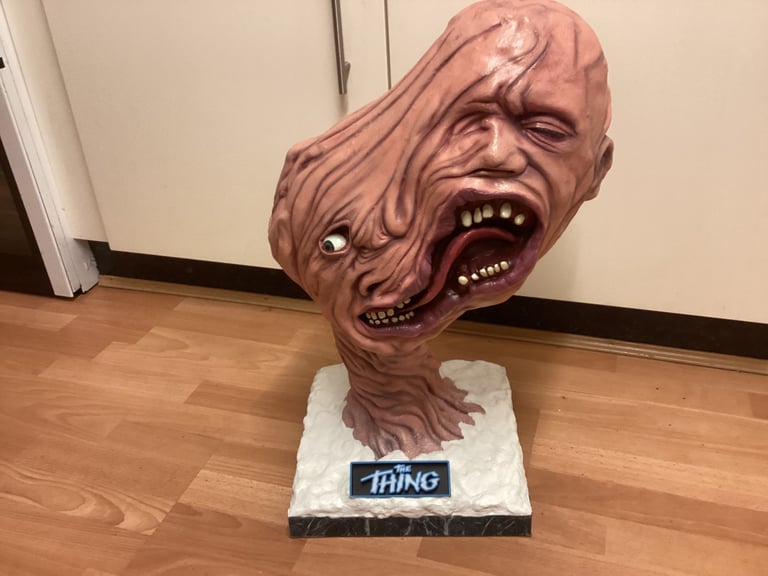Split head from the thing movie life size statue