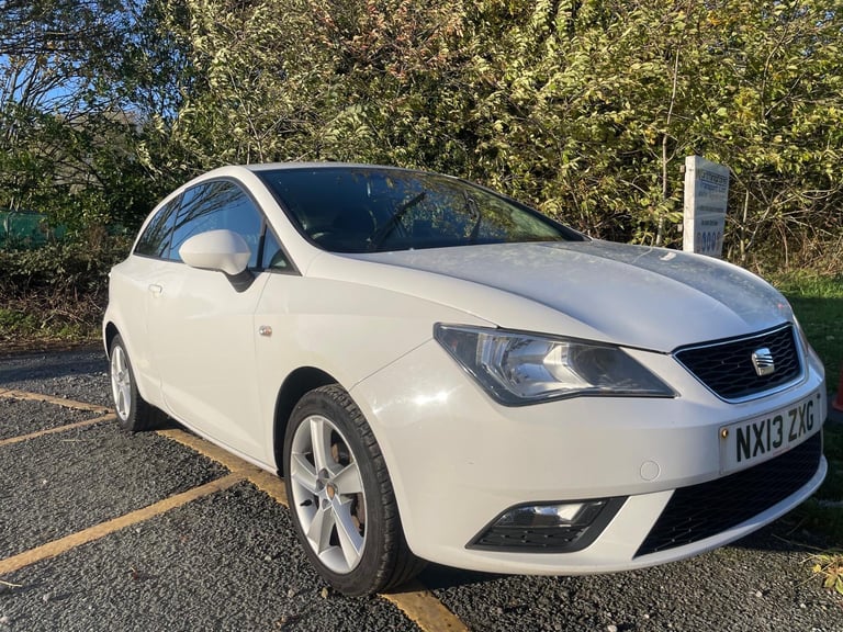 SEAT IBIZA SC 1.4 TOCA 13 REG WHITE 3 DOOR MOT APRIL 2ND 2026 SERVICE HISTORY LOW INSURANCE