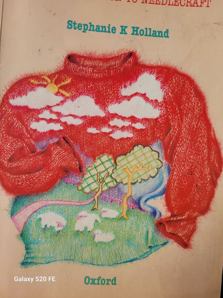 Vintage 1986 GCSE Textbook: All About Fabrics - An Introduction to Needlecraft