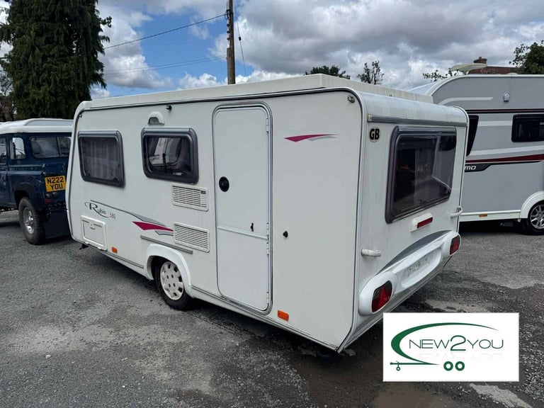 2005 Trigano Rubis 3 Berth Caravan - RARE POP UP - STOCK E165 - AUTUMN SALE!!!!