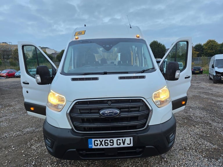2019 Ford Transit 2.0 460 EcoBlue Trend RWD L4 High Roof Euro 6 (s/s) 5dr (17 Seat, DRW) Minibus ...