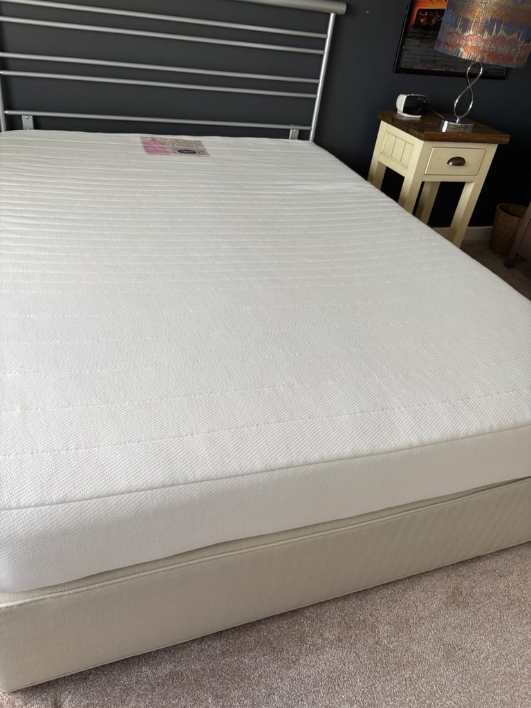 image for Memory foam king size divan bed. 