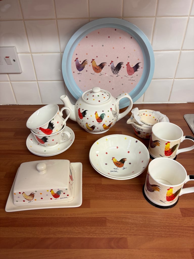 image for Alex Clark assorted crockery “Rooster”