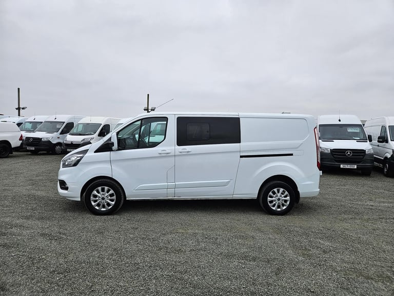 2021 ON A 70 FORD TRANSIT CUSTOM 320 TDCI LIMITED 130BHP CREWVAN ONLY 93K MILES