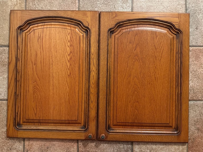 image for Solid wood kitchen cupboard doors