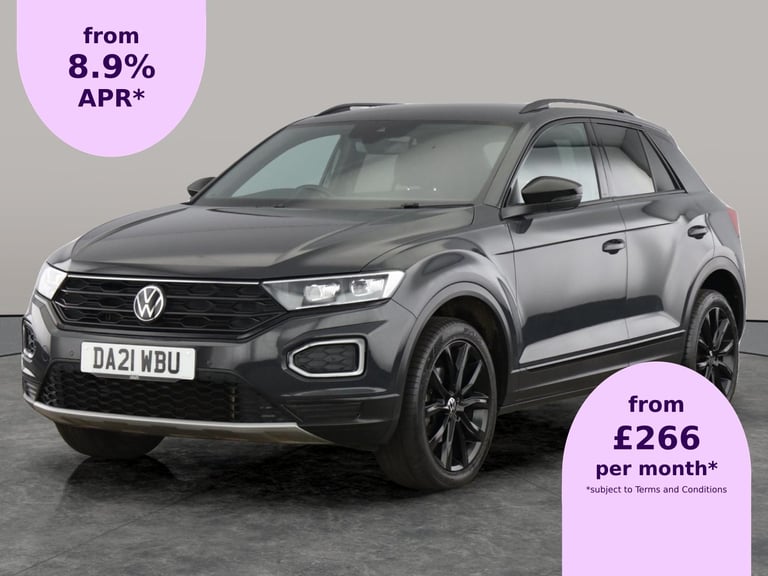 image for 2021 Volkswagen T-Roc 1.5 TSI EVO Black Edition SUV 5dr Petrol DSG Euro 6 (s/s) (150 ps) - ADAPT ...