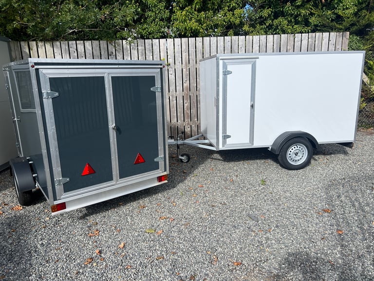 Box Trailer 8ft x 5ft x 5ft Tow a Van ( camping storage mountain bike mobility )