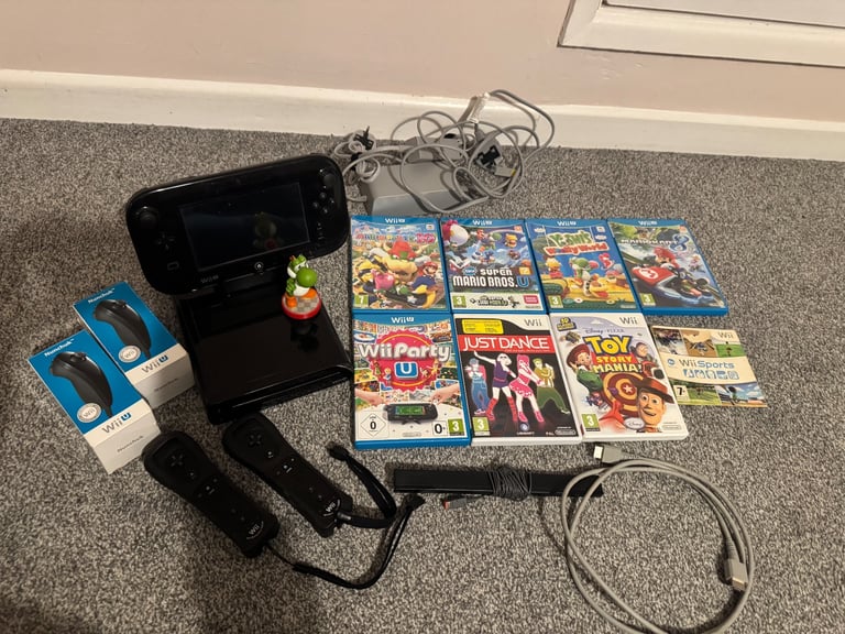 Black Nintendo Wii U 