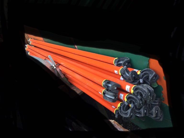 Fibreglass scaffold supports £5 each