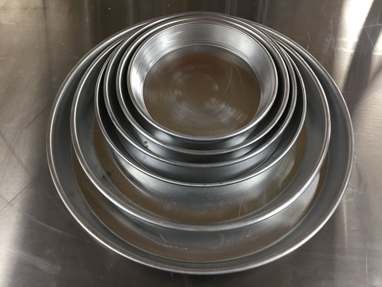 NEW BLACK IRON 7'' PIZZA PAN CATERING COMMERCIAL KITCHEN FAST FOOD EQUIPMENT