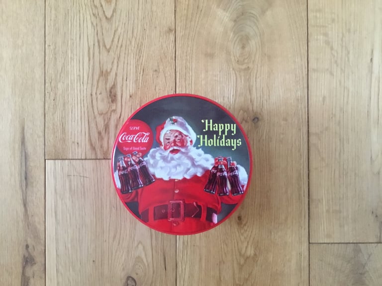 image for Coca Cola tin Happy Holidays 