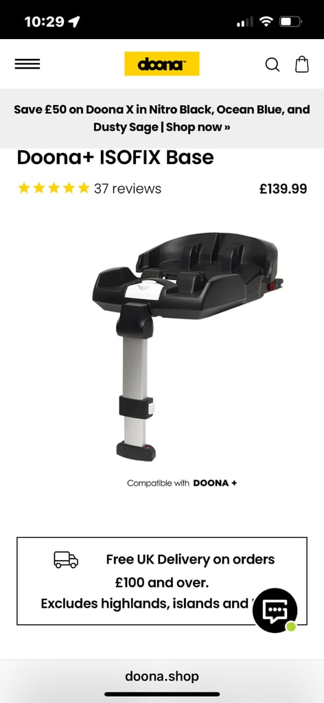 DOONA CARSEAT/STROLLER IN 1
