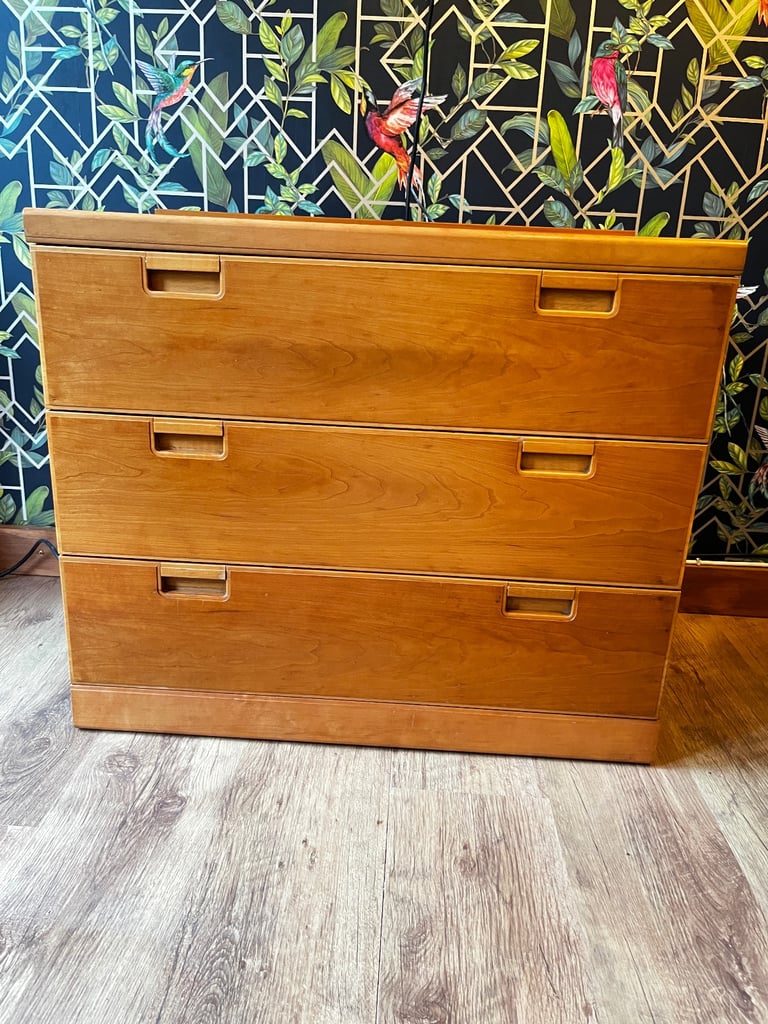 image for Vintage Mid-Century Chest of Drawers in light Teak