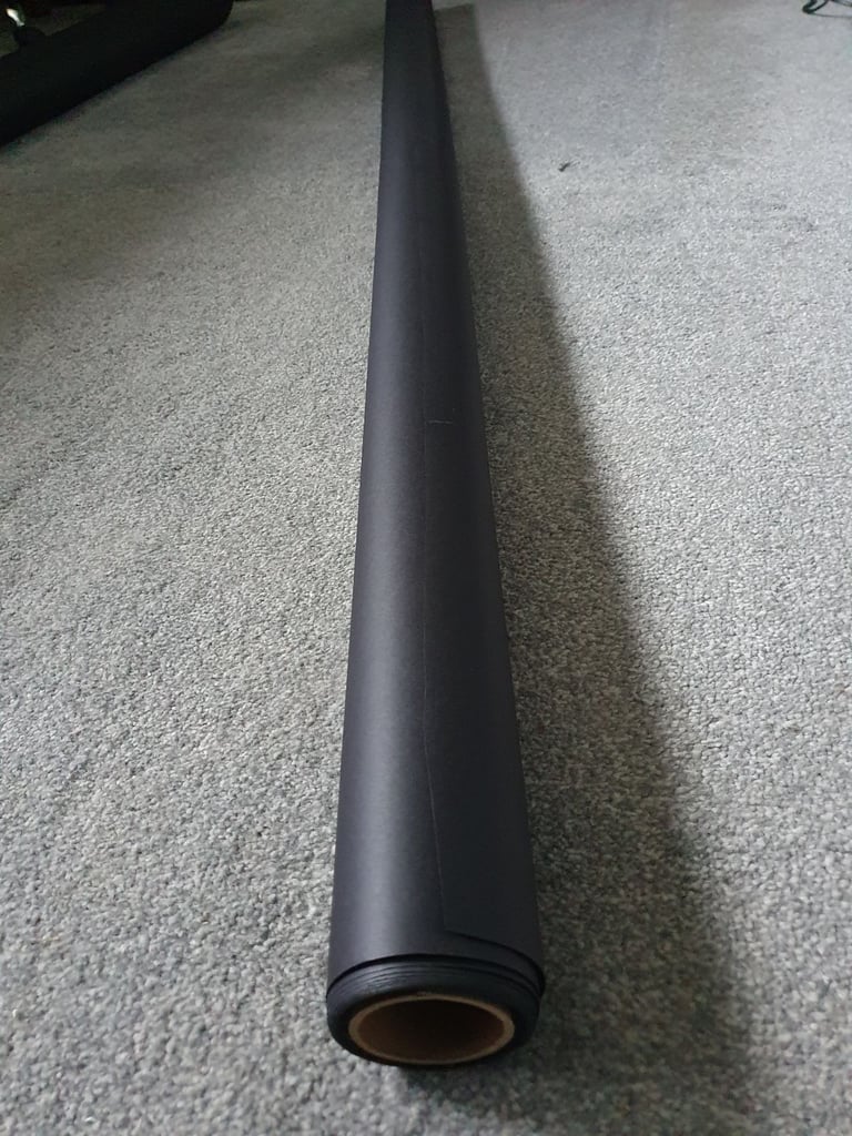 Black paper backdrop for photography 