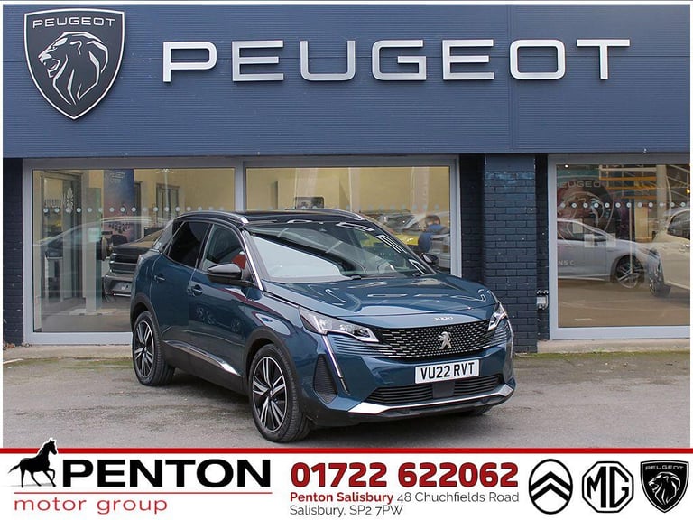 2022 Peugeot 3008 1.2 PureTech GT Premium EAT Euro 6 (s/s) 5dr HATCHBACK Petrol Automatic