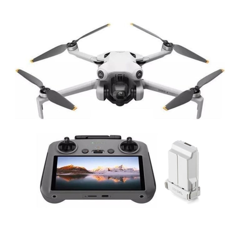 NEW SEALED £900 WIRELESS DJI MINI 4 PRO 4K HDR RC DRONE CAMERA + DJI RC2 REMOTE CONTROLLER