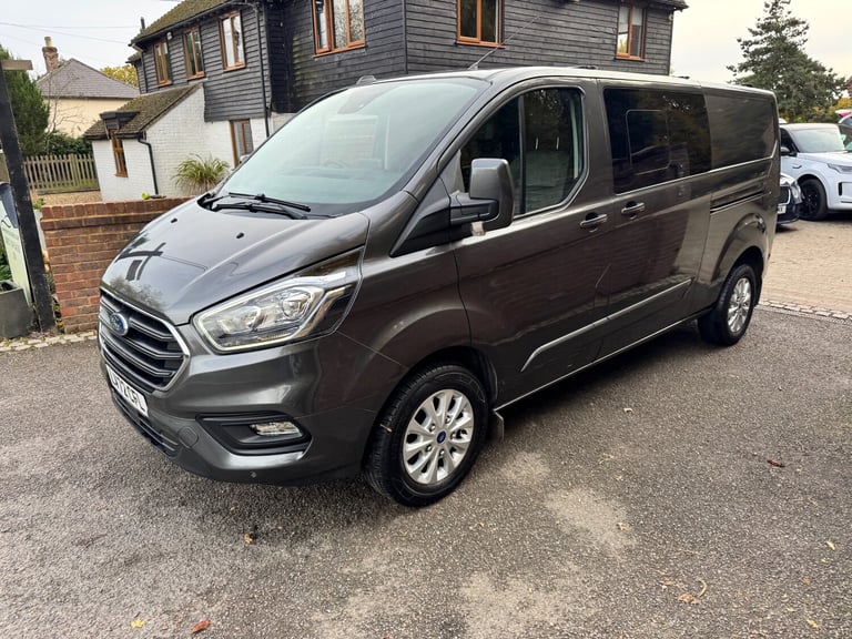 2022 FORD TRANSIT CUSTOM 320 CREW CAB 5 SEATS LIMITED + GREY + TAILGATE