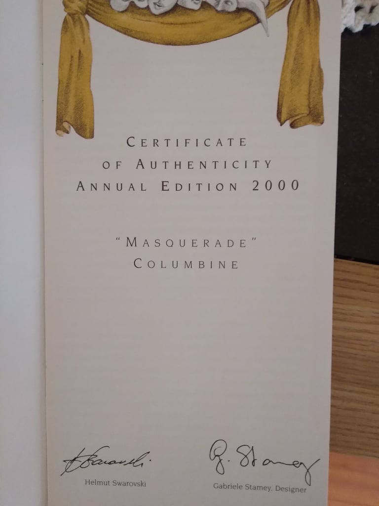 swarovski 2000 Annual Edition "Masquerade "