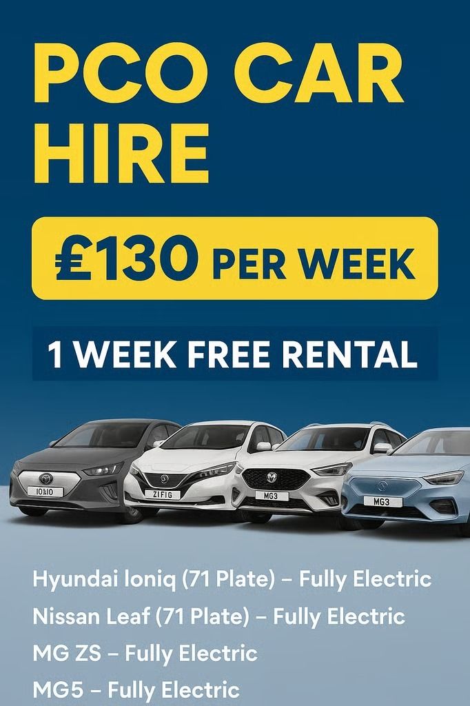 🚗 Tooting Drivers – Drive Smarter with 1 Week FREE PCO Rental!