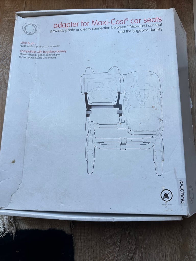 Bugaboo donkey maxi cosi car seat adaptor