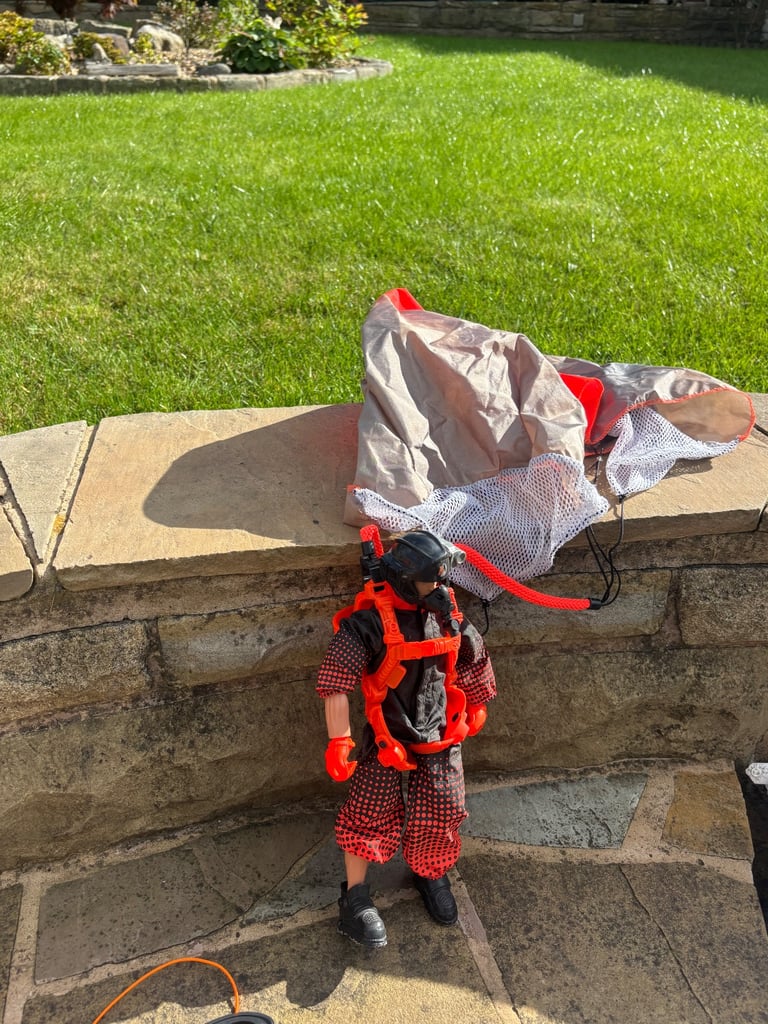 image for Action Man Parachutist figure 