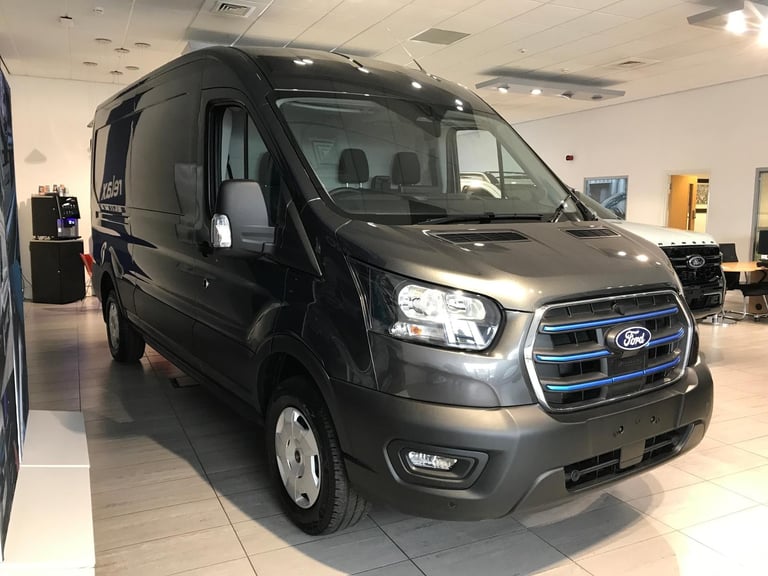 image for BRAND NEW ELECTRIC Ford E-Transit Trend Van 1.7 68kwh 184ps AUTO Magnetic Grey
